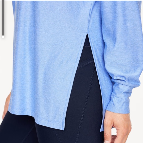 NWT OLD NAVY Cloud 94 Soft Long Sleeve Tunic Color: Blue Overall  SCELARGE - Picture 4 of 9
